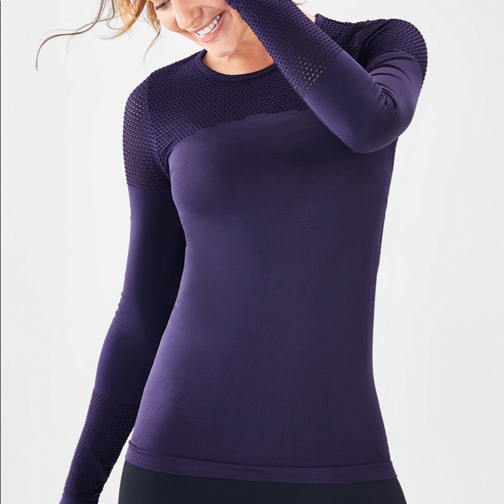 Fabletics Musetta Seamless long-sleeved top Size XL